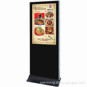 32-inch simple operation floor standing advertising LCD player display with HD 1,920 x 1,080p